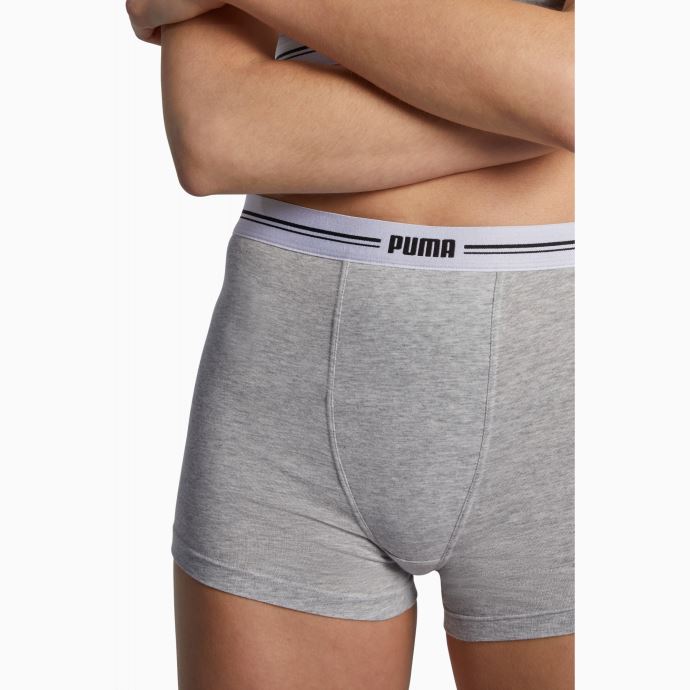Puma Canada Boxer Shorts Femme Lot De 2 Gris Combo