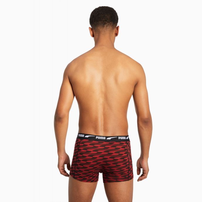 Puma Canada Formstrip Boxer Shorts Hommes 2 Pack Combo Rouge
