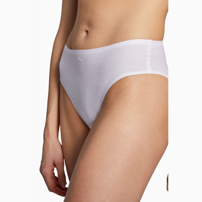 Lot De 2 Slips Taille Unique Puma Canada Blanc Pour Femme