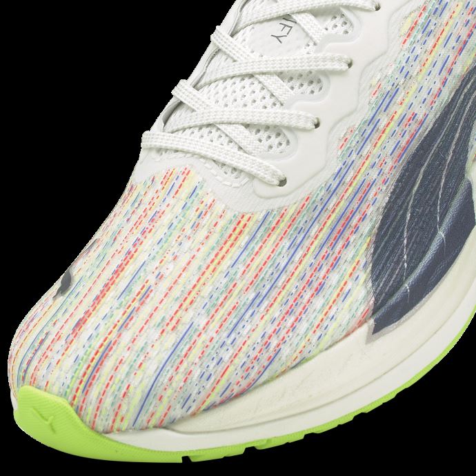 Puma Canada Blanc-sunblaze-vert éblouissant Magnify Nitro Sp Chaussures De Course Pour Femmes
