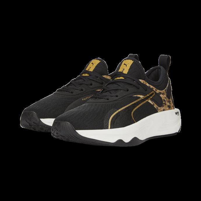 Puma Canada Pwr Xx Nitro Safari Glam Chaussures D'entraînement Femmes Noir-équipe Or

